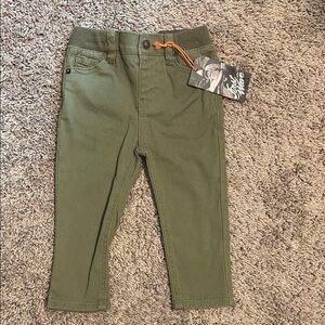 Kids Olive Green Pants